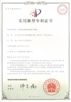 自動排污線密封結構煤氣蝶閥質量實用新(xīn)型專利證書