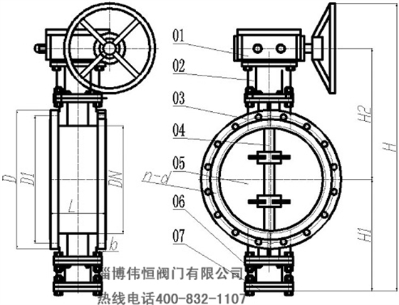 煤(méi)氣蝶閥結構